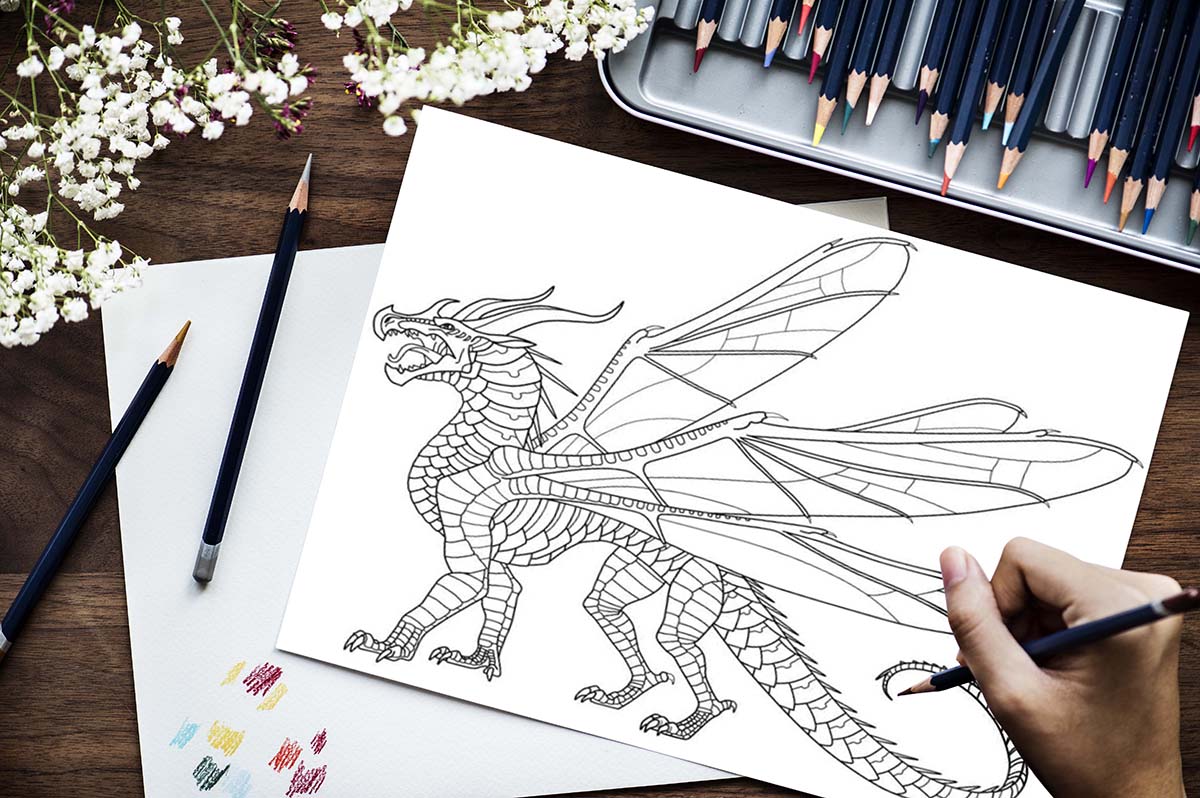 Winter Wings Of Fire Coloring Pages