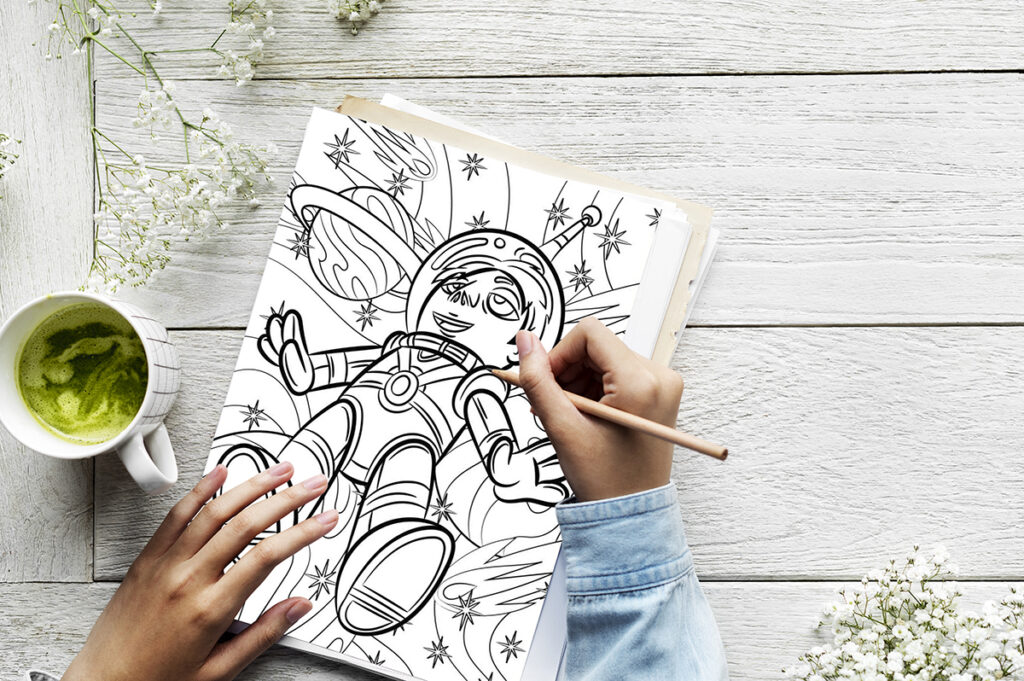astronaut coloring pages 05