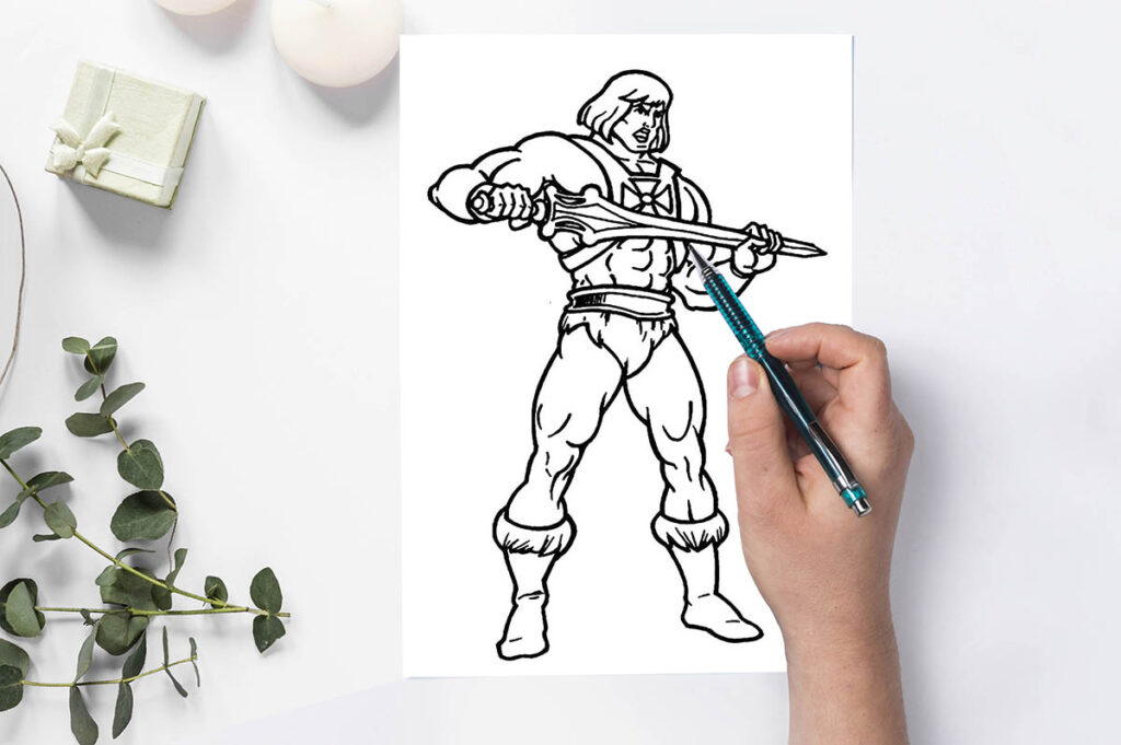 he-man coloring pages 10