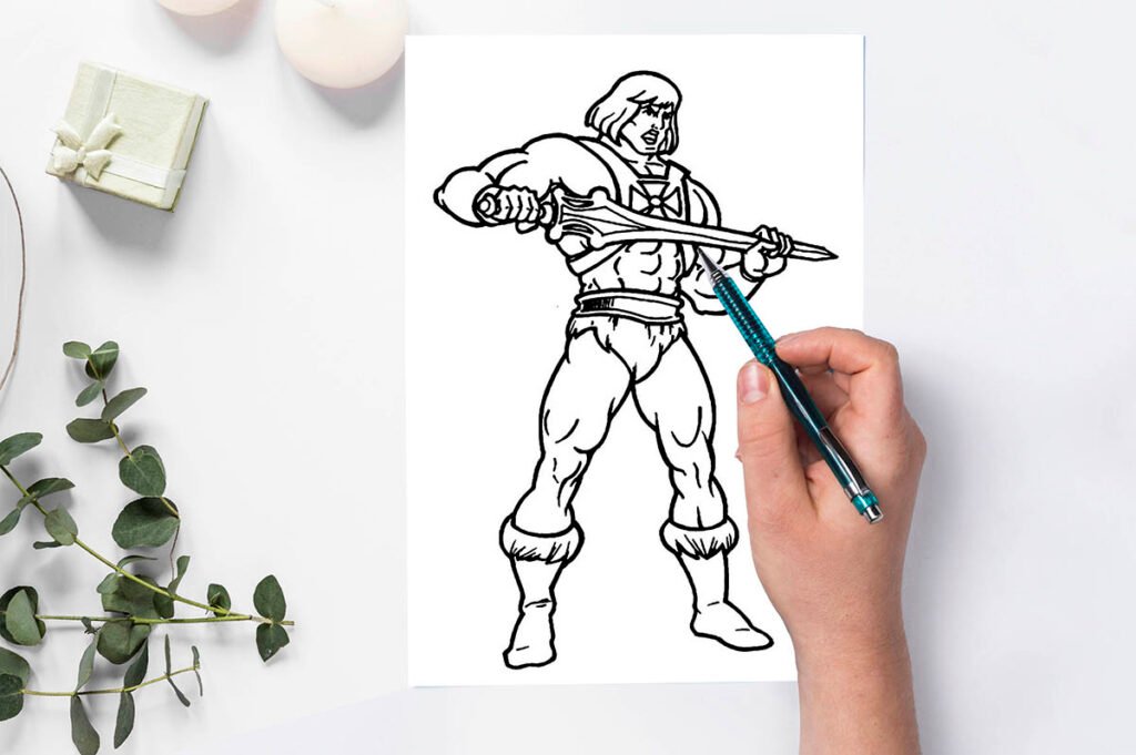 he-man coloring pages 10