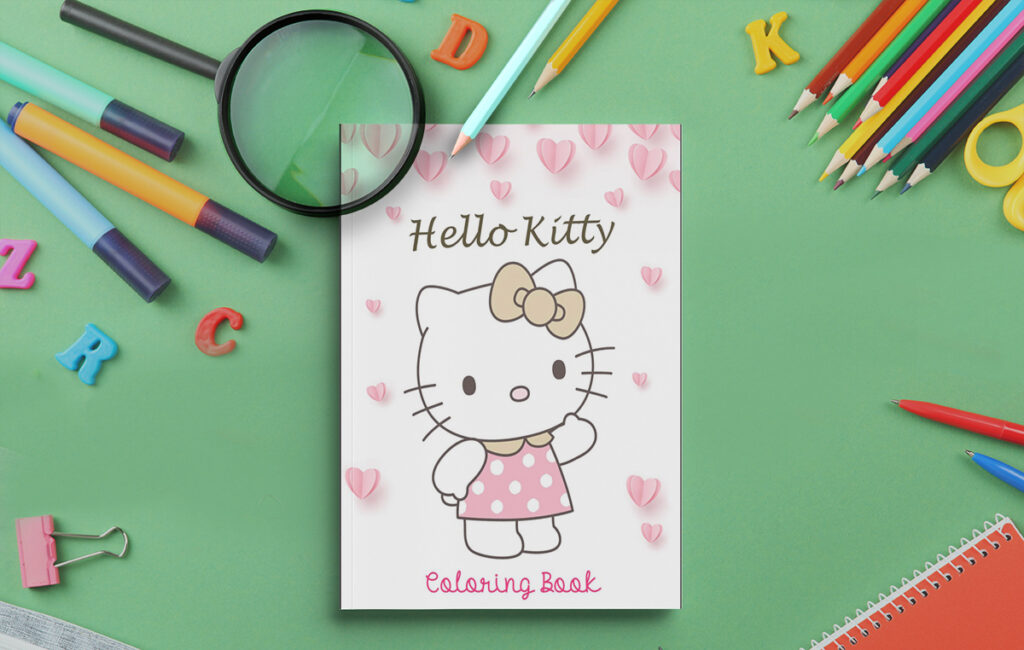 hello kitty coloring book 06