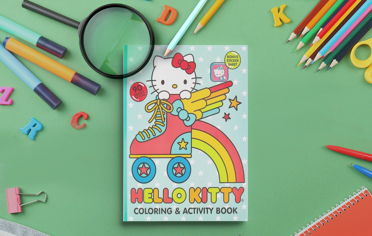 hello kitty coloring book 09