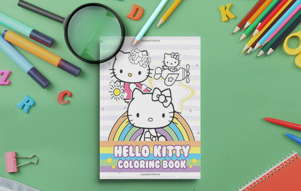 hello kitty coloring book 12