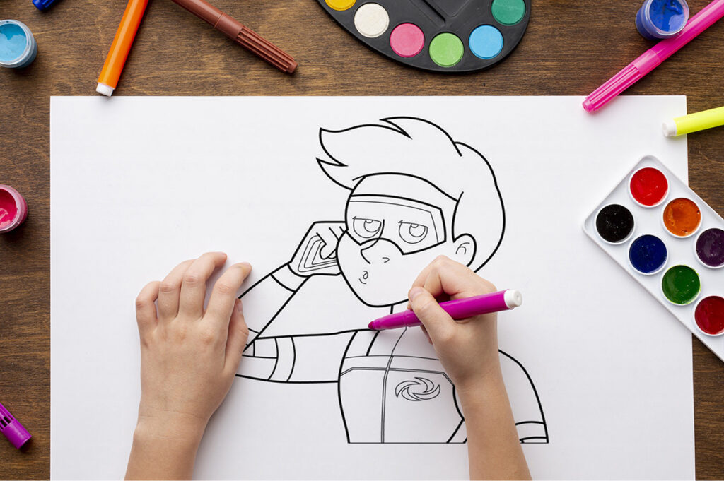 henry danger coloring page 05