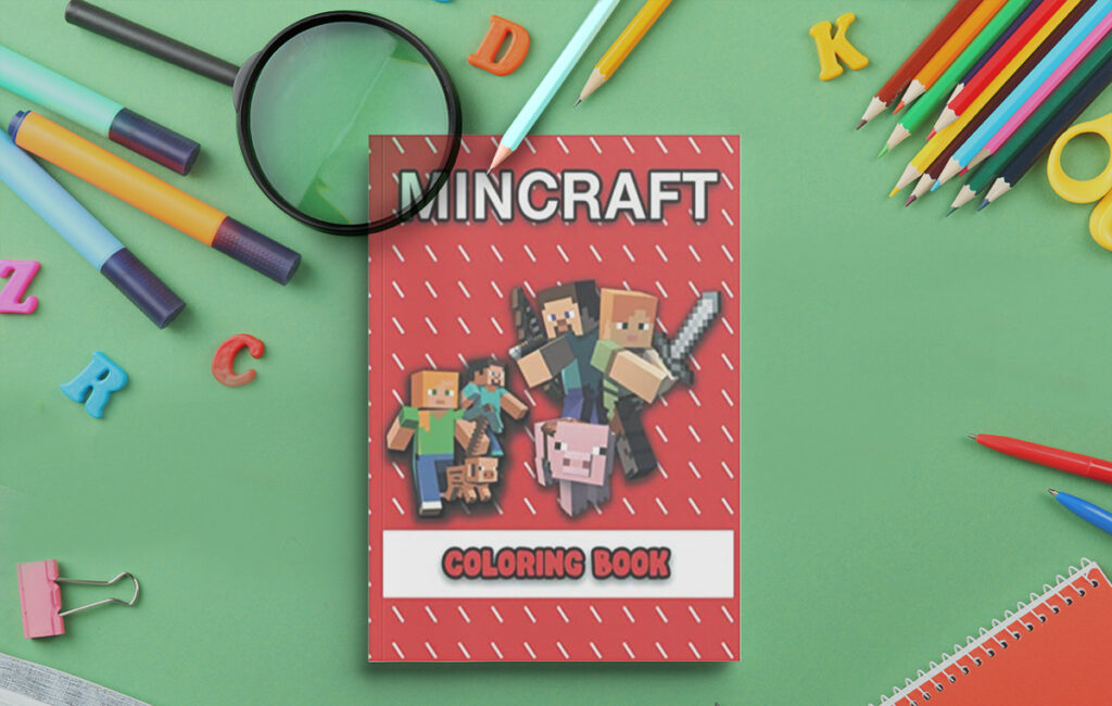 minecraft coloring book 10