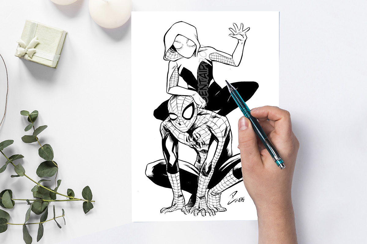 10 Spider-Man and Spider-Gwen Coloring Pages to Download