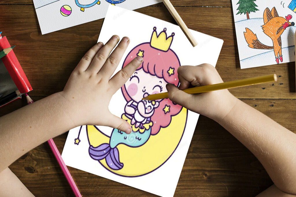 unicorn mermaid coloring pages 09