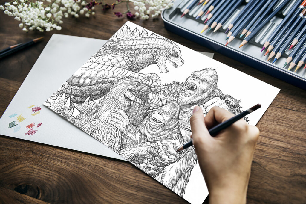 king kong coloring pages 05
