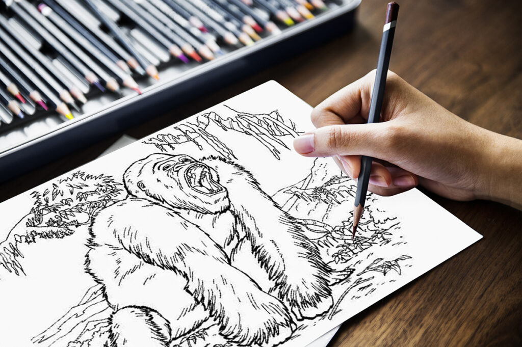 king kong coloring pages 06