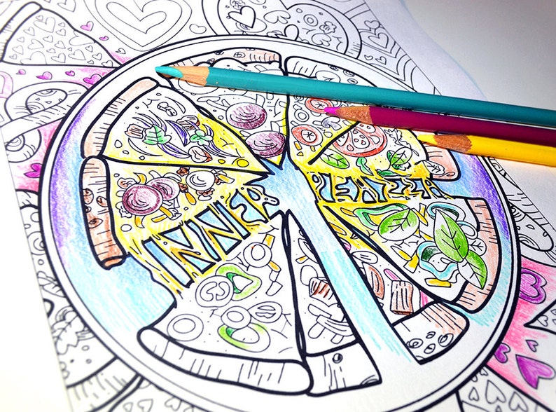 pizza coloring pages 01