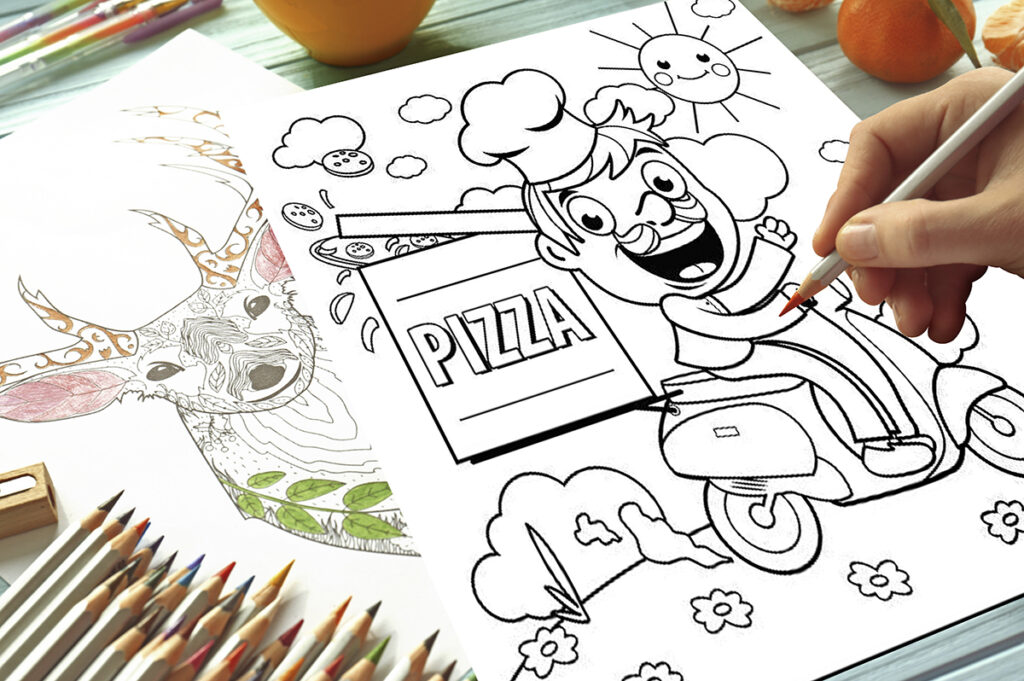 pizza coloring pages 06