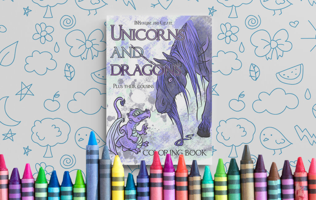 unicorn coloring book 09