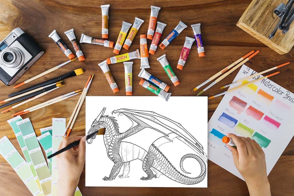 wings of fire coloring pages 05