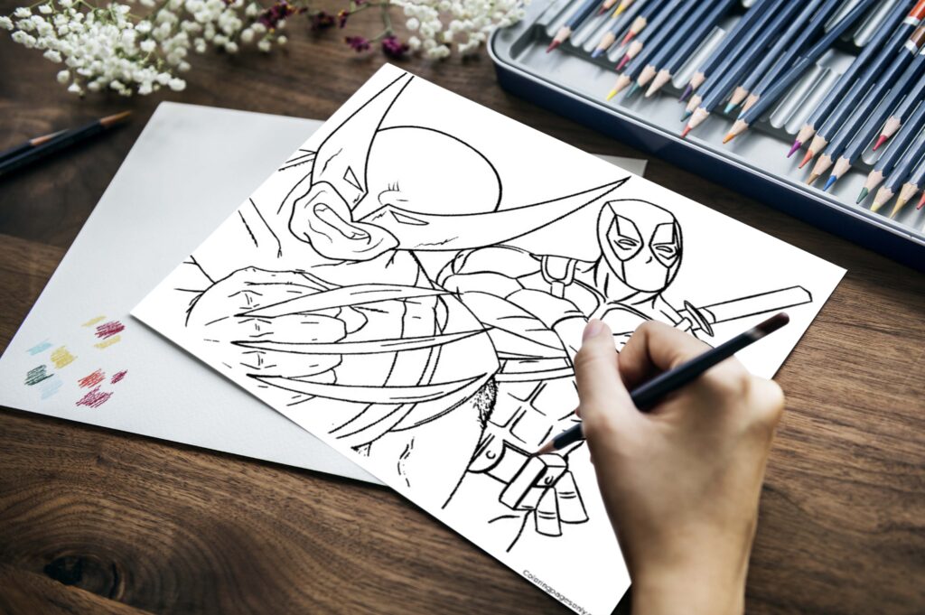 wolverine coloring pages 05