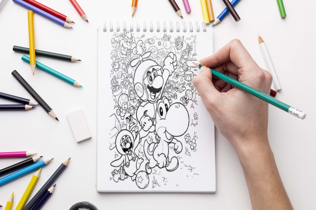 yoshi coloring pages 02