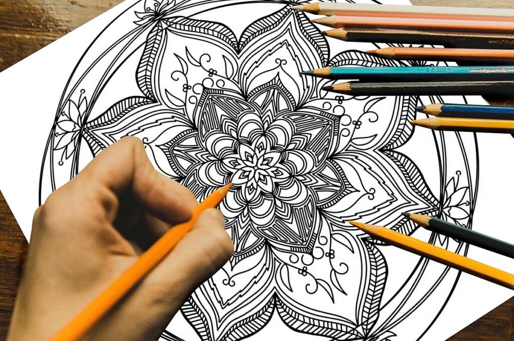 circle coloring 10