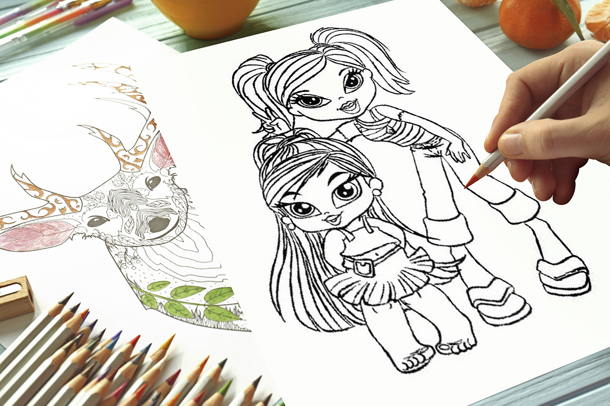 Coloring Pages Bratz Dolls - The Coloring Kingdom