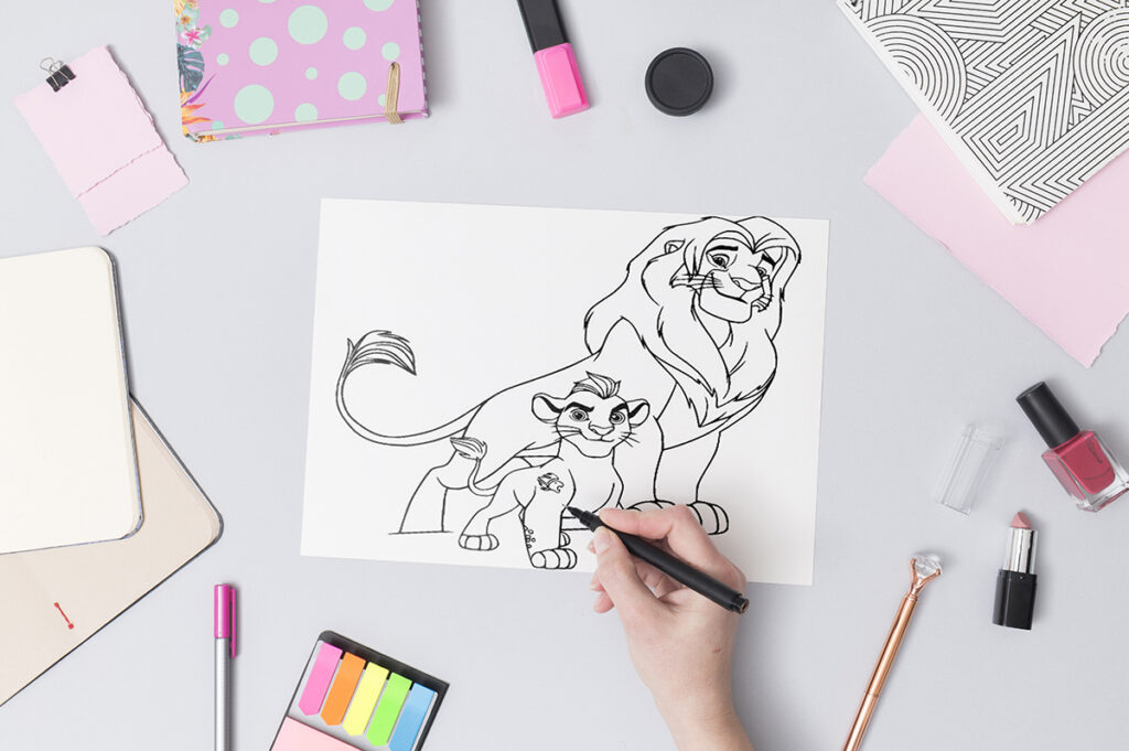 lion guard coloring pages 01