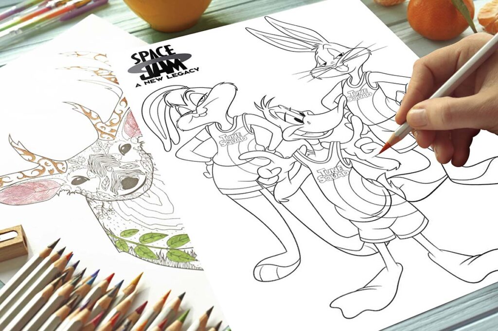 looney tunes coloring pages 01