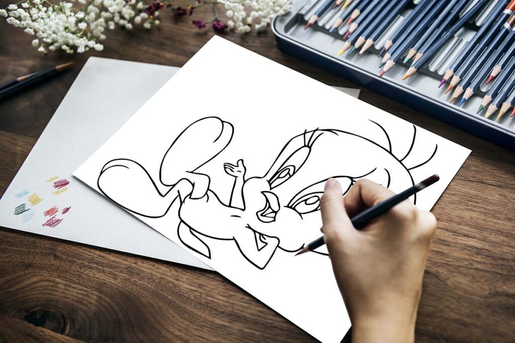 looney tunes coloring pages 09