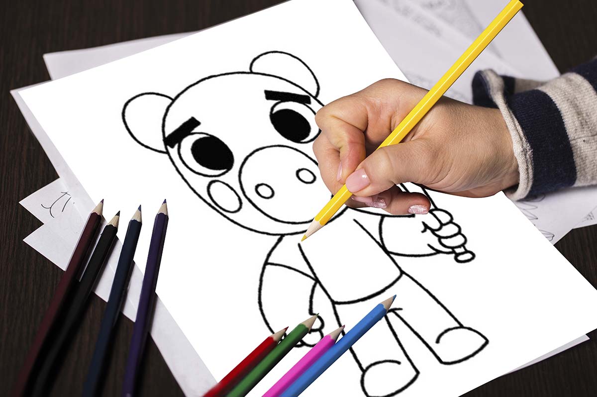 Piggy Coloring Pages - The Coloring Kingdom