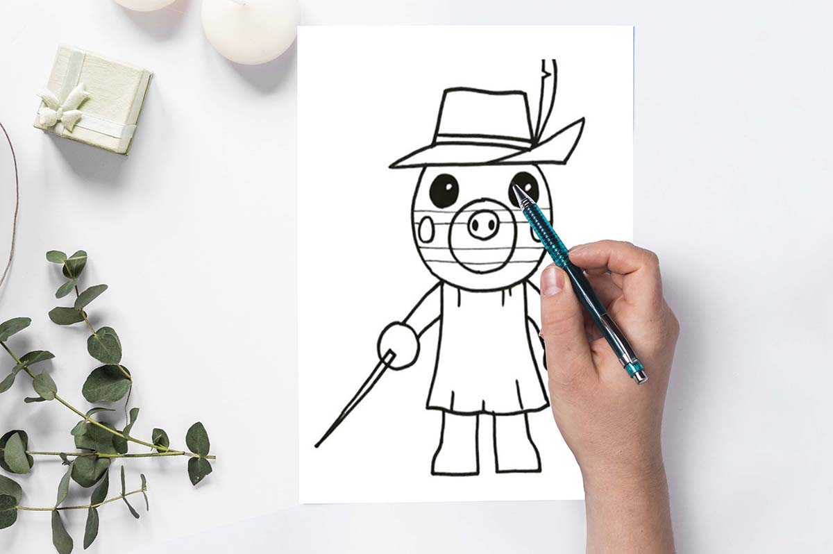 Piggy Coloring Pages - The Coloring Kingdom