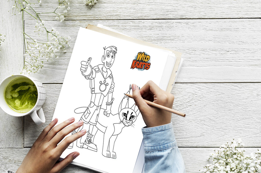 wild kratts coloring pages 10
