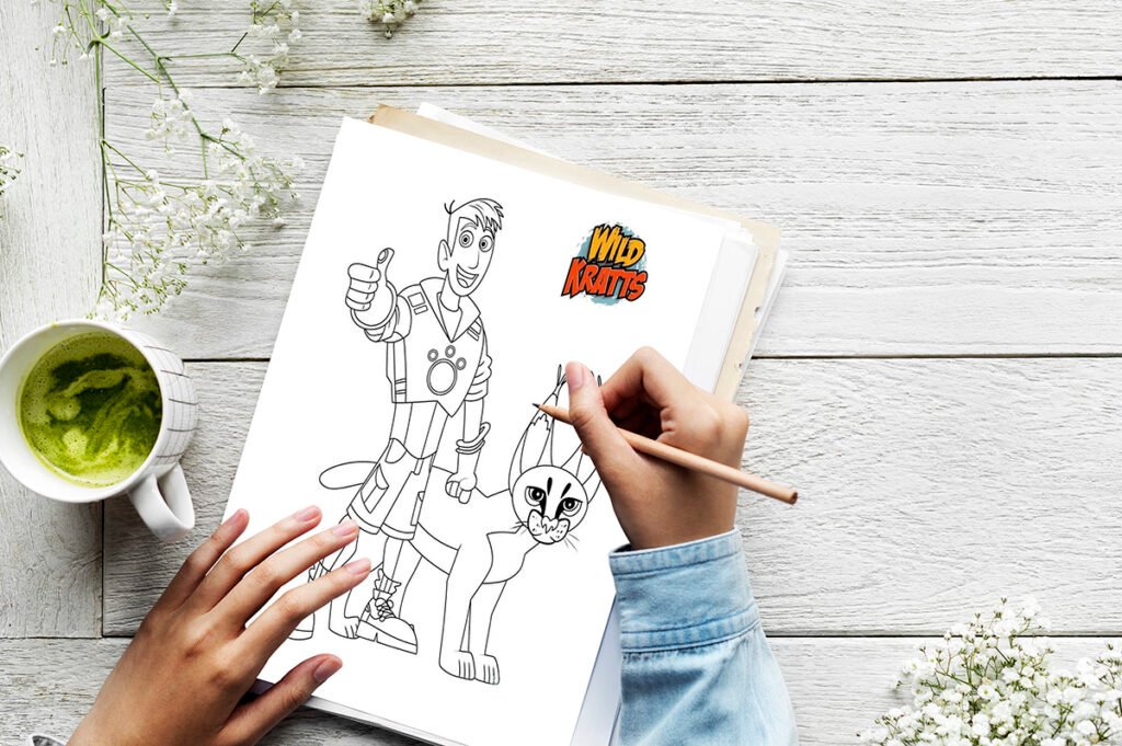 wild kratts coloring pages 10