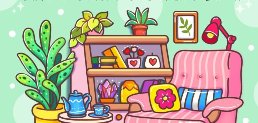 Finding Tranquility: A Journey Through Cozy Corners Coloring Book