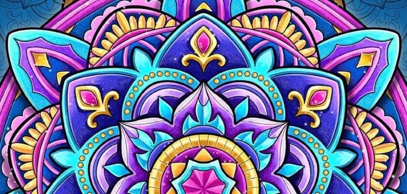 Unwinding Through Art: A Journey into the Mandala Coloring Experience
