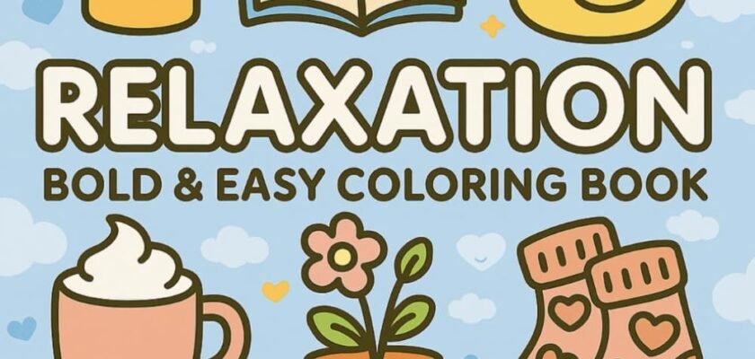 Color Your Way to Calm: A Review of Relaxation – A Bold & Easy Coloring Book for All Ages