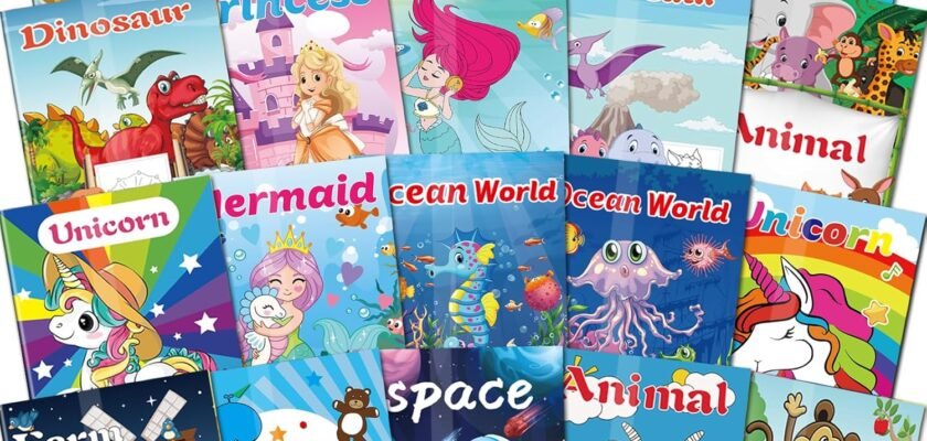 Colorful Adventures: A Review of Kalysky's Mini Coloring Books for Tiny Tots