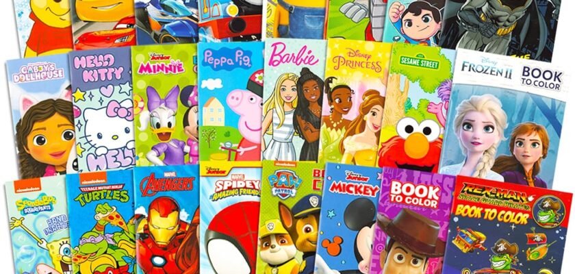 Colorful Adventures: Unleashing Creativity with the 24 Pack Mini Coloring Books for Kids