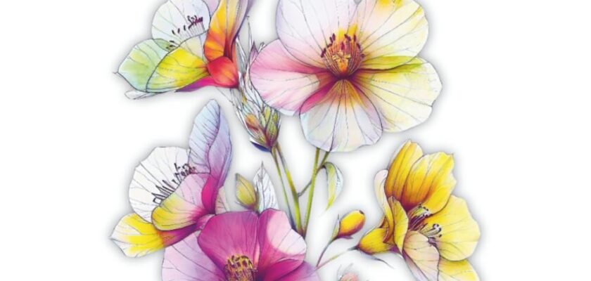 Nature's Bloom: A Lush Journey Through Wildflower Artistry
