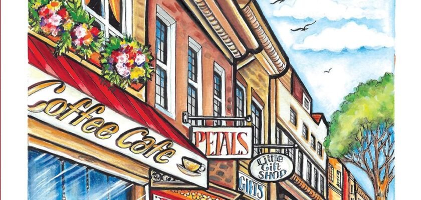 Relax and Unwind: A Colorful Journey Through Creative Haven's Main Street