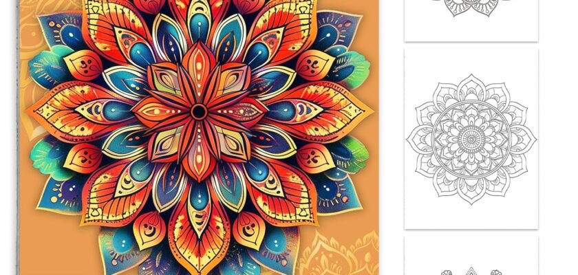 Unwind in Art: A Deep Dive into the Tranquil Beauty of CKMOREL's Mandala Coloring Book