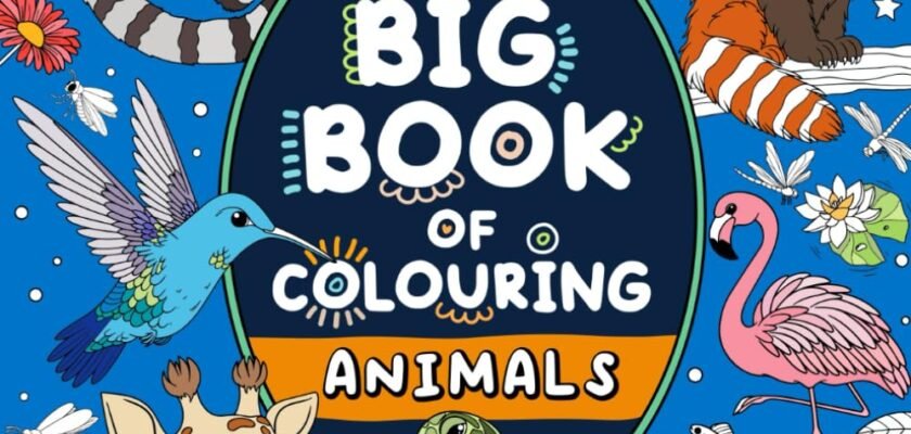 Vibrant Adventures: Unleashing Creativity with the Big Book of Colouring: Animals for Kids 4+