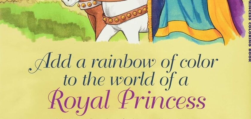 Whimsy on Every Page: A Review of the Princess Coloring Book from Dover