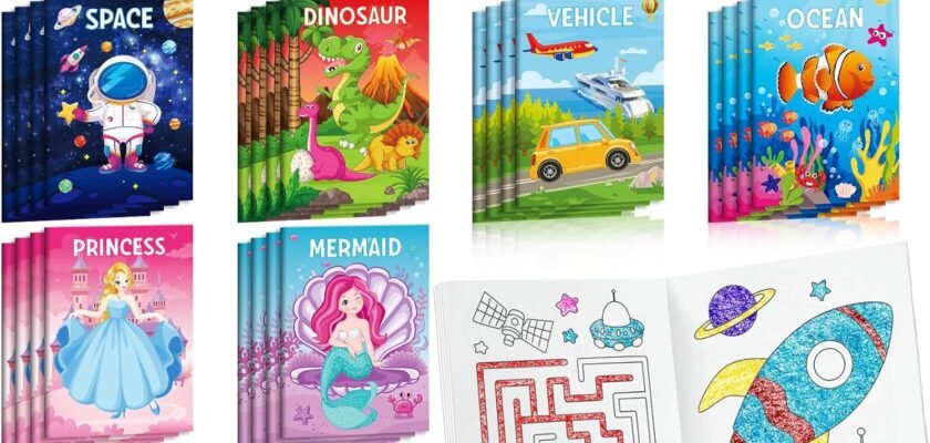 Coloring Joy: A Review of BenLouis Mini Activity Books for Kids' Parties and Travel Fun