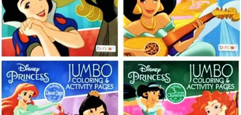 Coloring Magic: Unleashing Creativity with Disney Princess Jumbo Activity Books