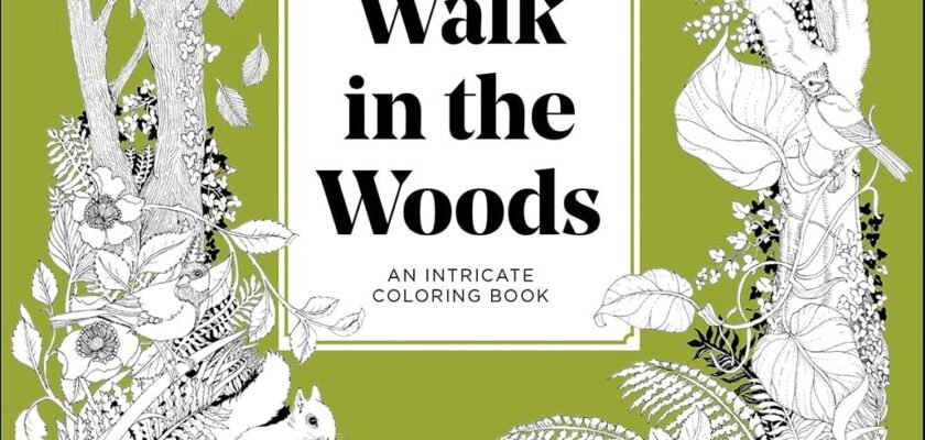 Coloring Nature: A Journey Through A Walk in the Woods