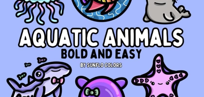 Dive into Creativity: A Review of the Aquatic Animals Coloring Adventure for All Ages