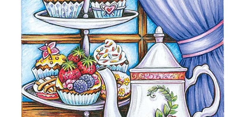 Sipping Serenity: A Dive into the Whimsical World of Creative Haven Afternoon Tea Coloring Book