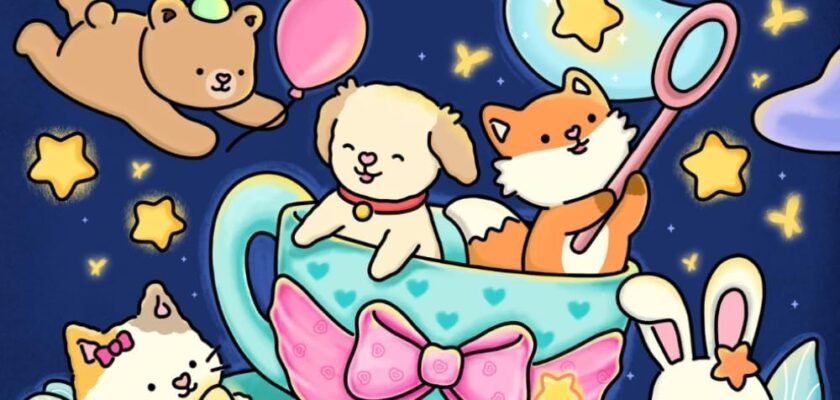 Whimsical Whimsy: A Dive into the Enchanting World of Fuzzy Tales Coloring Book