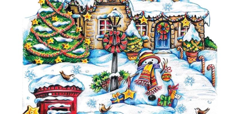 Color Your Christmas: A Journey Through the Pages of Creative Haven's Holiday Haven