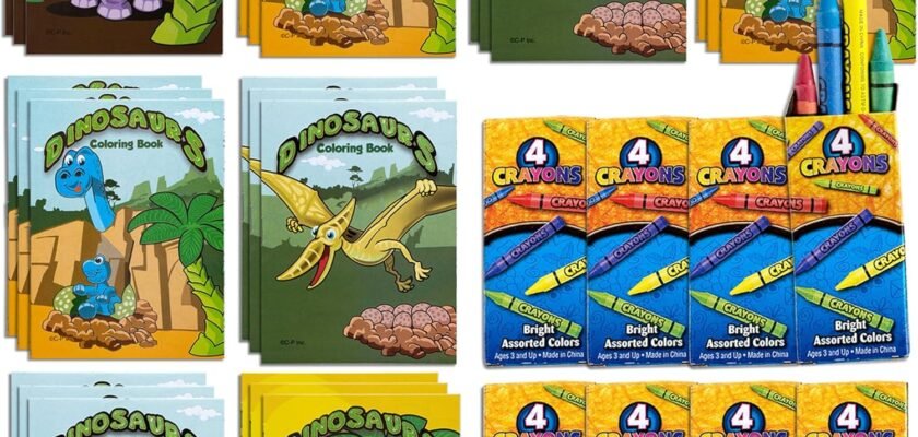 Dino-Mite Fun: A Colorful Adventure with Mini Dinosaur Coloring Books for Kids!