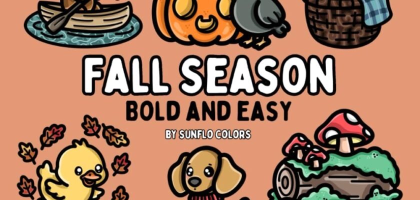 Embrace the Palette of Autumn: A Review of Fall Season's Inspiring Coloring Adventures