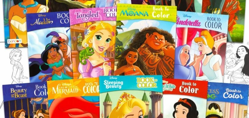 Enchanted Pages: A Whimsical Review of Disney Princess Coloring Fun for Little Artists