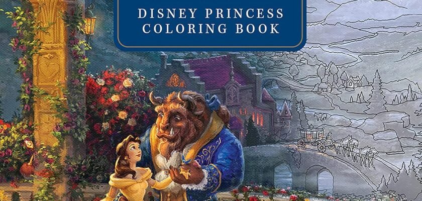 Enchanting Colors: A Journey Through the Disney Dreams Collection Coloring Book by Thomas Kinkade Studios