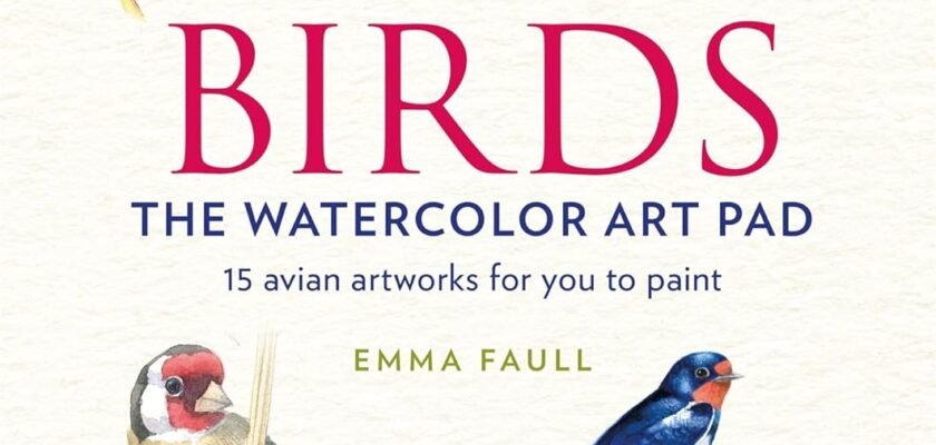 Feathered Dreams: A Creative Dive into 'Birds the Watercolor Art Pad'